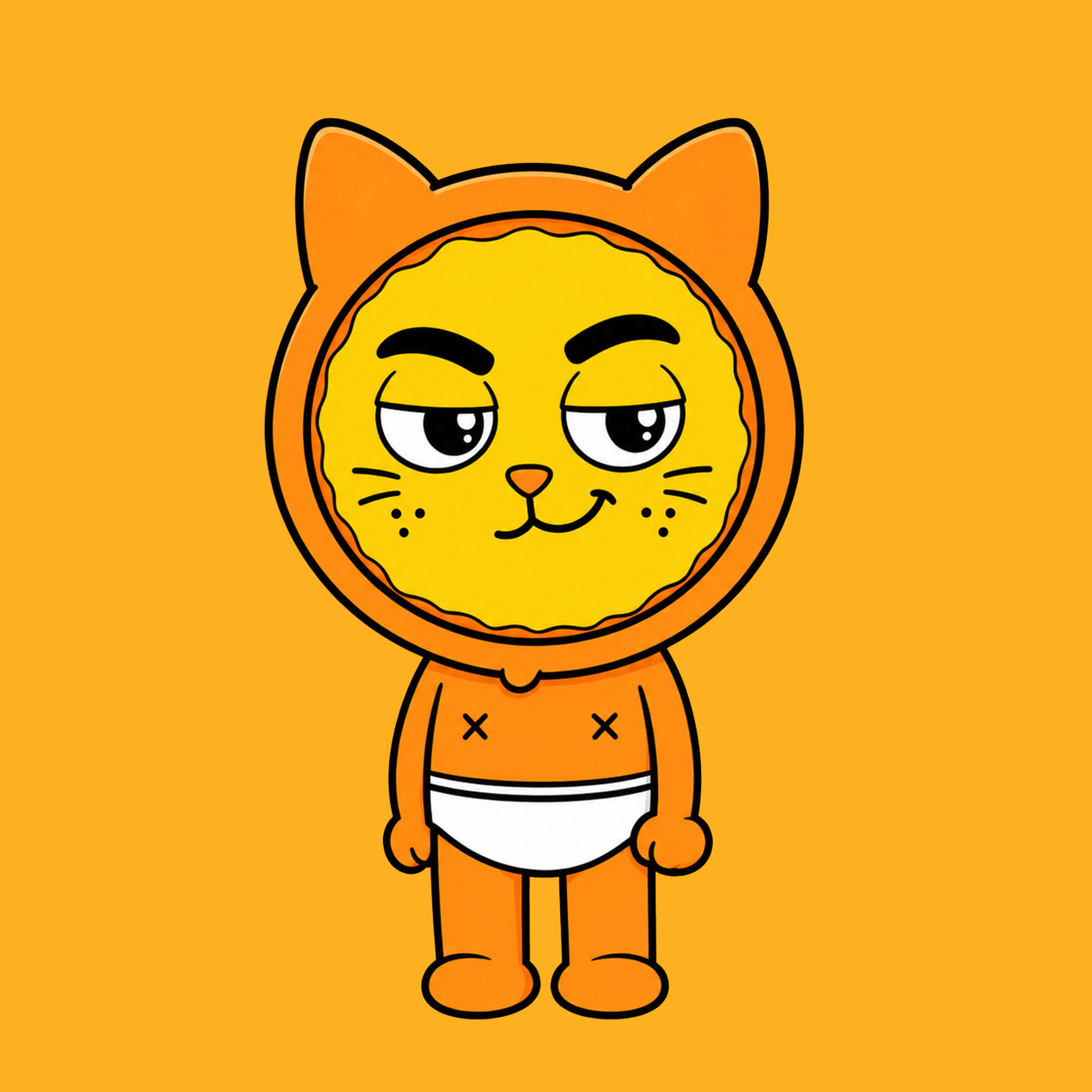 Pizza Cat mascot